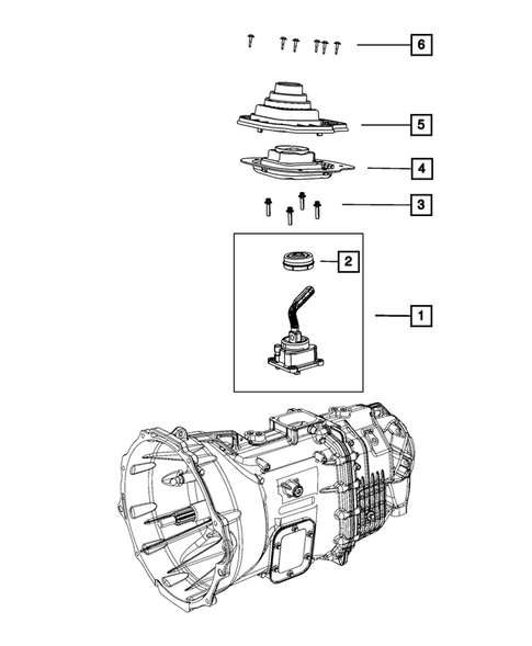 Gearshift Controls and Related Parts for 2014 Ram 3500 #1