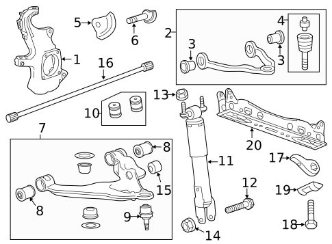 Suspension Components for 2011 Chevrolet Silverado 3500 HD #2