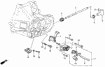 24230PG2000 - Transmission - Manual: HOLDER, REVERSE SHIFT for Acura Image