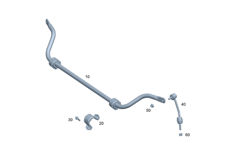 Torsion Bar, Front for 2017 Mercedes-Benz AMG GT S #0