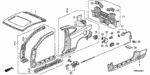 90147634003 - Body/Air Conditioning: BOLT, FENDER (6X18) for Acura Image