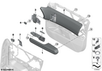 51415A974D4 - Vehicle Trim: Armrest, Front Right for Mini: Countryman S ALL4, Countryman SE ALL4, JCW Countryman ALL4 Image image