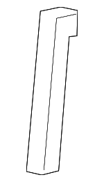 30699885 - Body: Bracket Seal Strip for Volvo Image