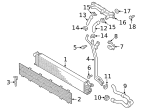 8T0853651P1RR - Body: Grille for Audi Image