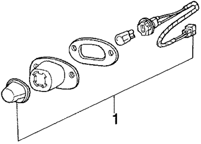 5207516 - Electrical: License Lamp for Mopar Image
