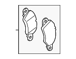 9GT698151L - Brakes: Brake Pads for Porsche Image