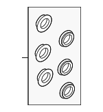 9P1698671D - Brakes: Repair Kit for Porsche Image