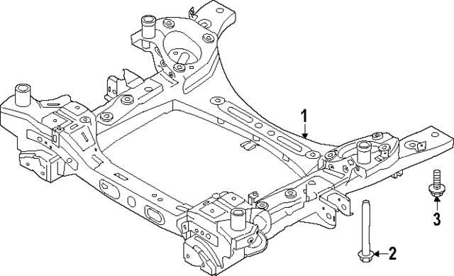 62410DS500 - : Engine Cradle for Hyundai Image