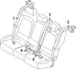 89840GG000RBQ - : Seat Belt Receptacle for Kia: K4 Image