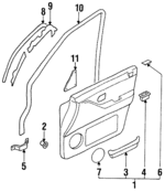 2817630R00 - : Speaker Grille for Nissan Image