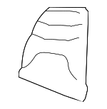 UE431D5AA - Body: Seat Back Panel for Chrysler: Town &amp; Country | Dodge: Caravan, Grand Caravan Image