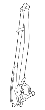 BBY557L90B01 - Electrical: Front Belt Assembly for Mazda Image