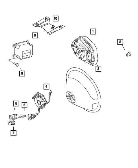 Air Bag Systems for 2005 Dodge Sprinter 3500 #0