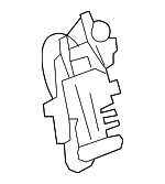 20803067 - Body: Lumbar Support for Chevrolet: Silverado 1500, Silverado 2500 HD, Silverado 3500 HD | GMC: Sierra 1500, Sierra 2500 HD, Sierra 3500 HD Image