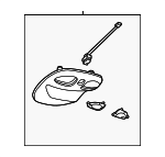 12384329 - Body: Plate for Chevrolet: Blazer | GMC: Jimmy | Oldsmobile: Bravada Image