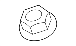 90182A0017 - Body: Wiper Arm Nut for Toyota Image
