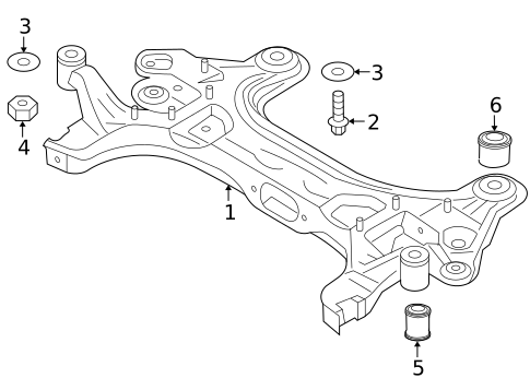 Suspension Mounting for 2011 Chevrolet Aveo5 #0