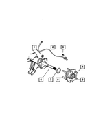 6101688 - Rear Axle; Dana 226 MM; Differential and Drive Line: Hex Lock Nut, Mounting for Mopar Image