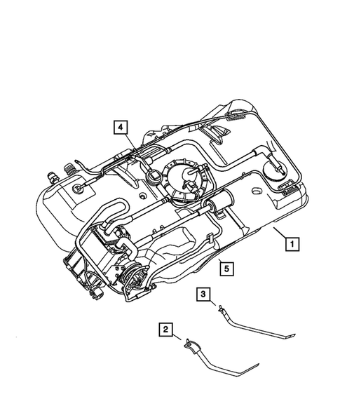 Tank, Fuel for 2001 Chrysler PT Cruiser #0