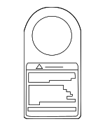7457248010 - Body: Fuel Label for Lexus: GS450h, LS600h, RX400h, RX450h Image