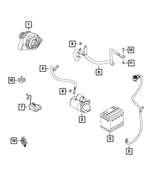 68479542AA - : Battery Negative Wiring for Mopar Image