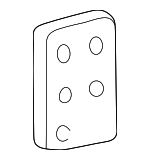 XW4Z9F770CA - Electrical: Cruise Servo Pad for FORD Image