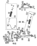 6036467AA - Front Suspension: Hex Lock Nut for Mopar Image