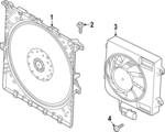 LR185328 - : Auxiliary Fan for Land Rover: Range Rover, Range Rover Sport Image