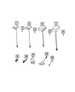 68627929AA - Electrical: Cable &amp; Base Assy Antenna for Mopar Image