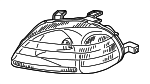 33101S01A02 - : Composite Headlamp for Honda: Civic Image