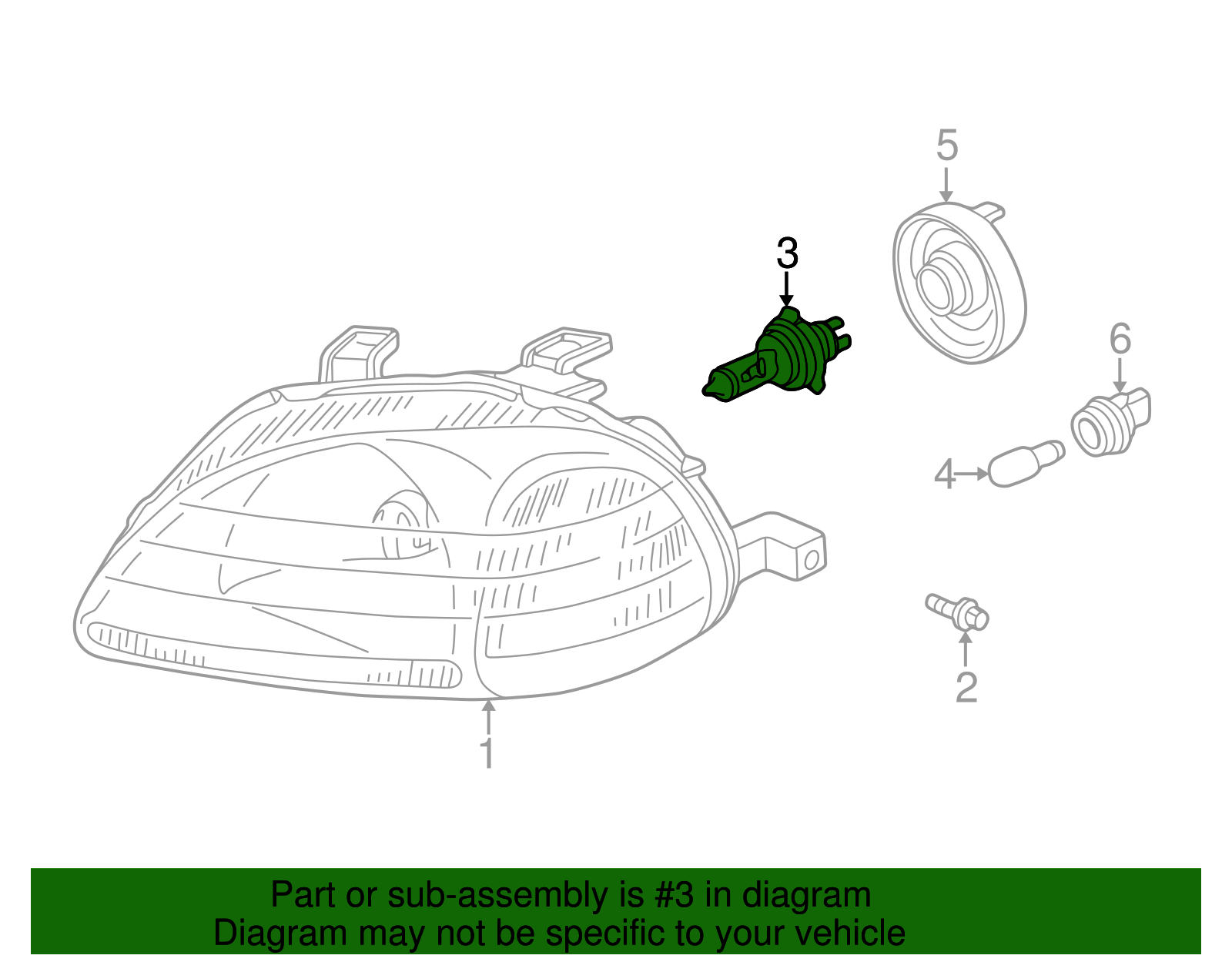 33115-TY0-003 - Bulb Headlight (H4/HB2) (12V 60/55W) (Stanley) - 2016 ...