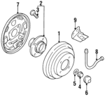 4320650Y10 - Brakes: Drum for Nissan Image