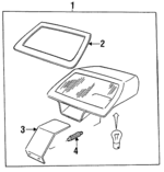 9551953 - : High Mount Lamp Gasket for Saab: 9000 Image
