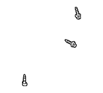 B45555561 - HVAC: Air Duct Bolt for Mazda: 5, 6, MPV, RX-8 Image