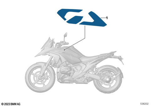 Stickers, Labels, Adhesive Film Strips for 2023 BMW-Motorrad R 1300 GS #5
