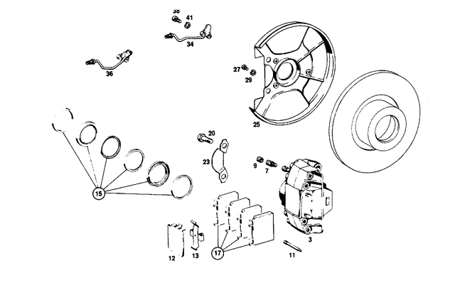 1084200785 - : Brake Cable for Mercedes-Benz Image