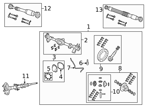 Axle Housing for 2018 Jeep Wrangler #0