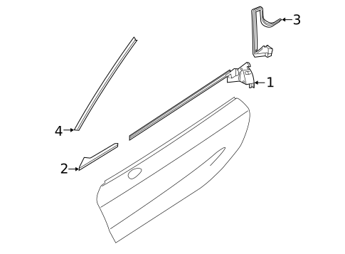 Exterior Trim - Door for 2019 BMW i8 #1