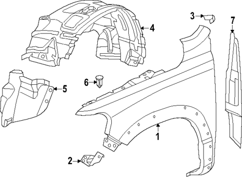 Fender & Components for 2025 Ram 1500 #0