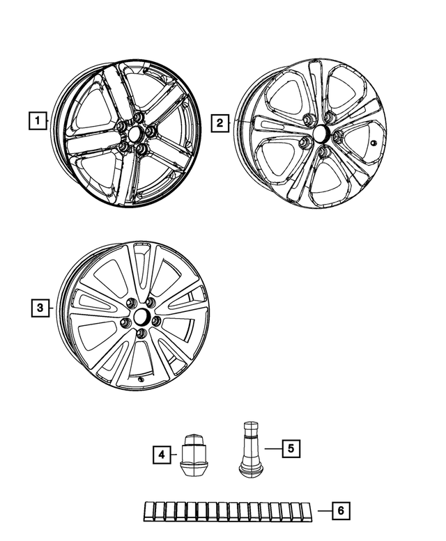 5154061AA - Wheels: Wheel Weight for Mopar Image image