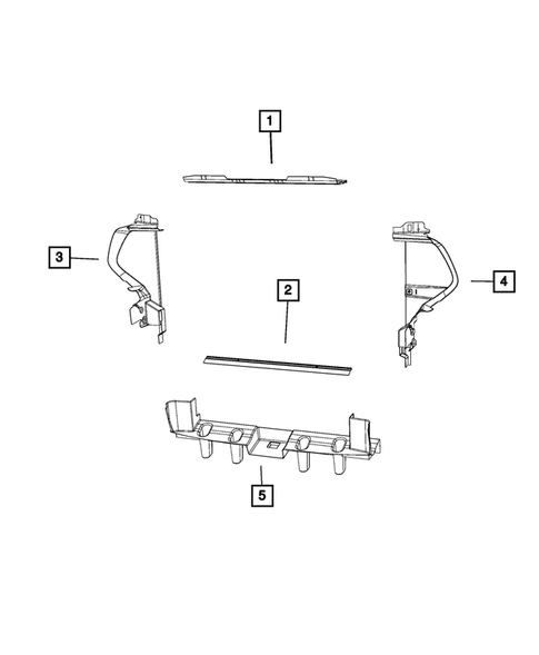 Radiator and Related Parts; Charge Air Cooler for 2015 Jeep Grand Cherokee #2