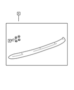 82202754AB - Mopar Accessories - Component Parts: Air - Front Shield Kit for Mopar Image