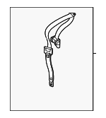8611416 - Electrical: Belt &amp; Retractor for Volvo: C70 Image