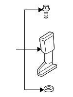 8600566 - : 1998-2002 Volvo C70 - Buckle for Volvo: C70 Image