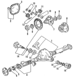 ZZL026010 - Universals &amp; Rear Axle: Axle Housing for Mazda: Navajo Image