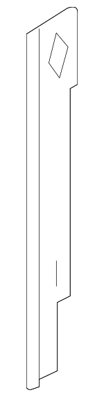 7L0820132 - HVAC: Side Seal for Volkswagen: Touareg Image