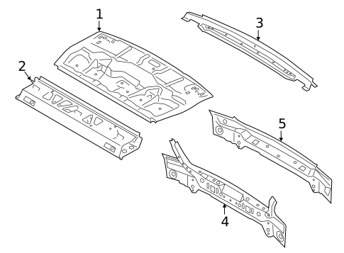 Rear Body for 2018 BMW 640i xDrive Gran Turismo #0