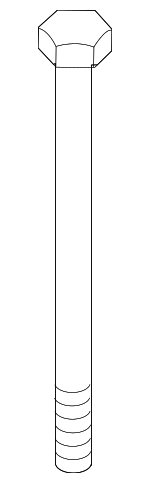 6505837AA - Electrical: Headlamp Assembly Mount Bolt for Chrysler: Sebring | Dodge: Stratus Image