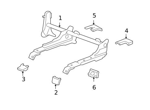 Tracks & Components for 2008 Acura MDX #3