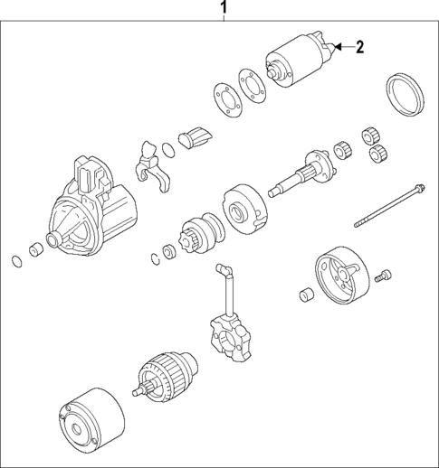 Starter for 2019 Mitsubishi Eclipse Cross #0